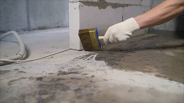 Crawl space vapor barrier installation in Chesterhill, OH